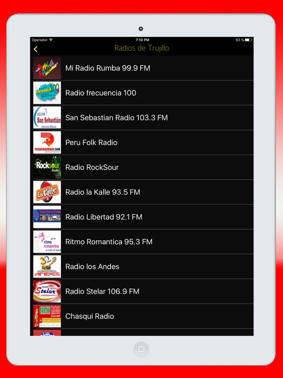 Screenshot #6 pour Radios de Perú Online FM & AM - Emisoras Peruanas