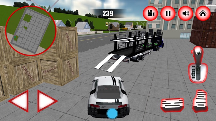 City Cargo Transporter Truck 3D