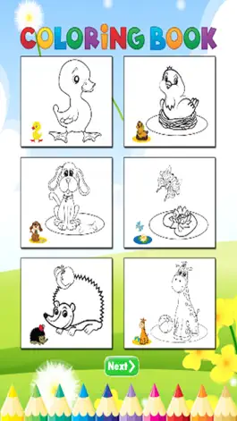 Game screenshot Dog and Friends coloring book - for kid hack