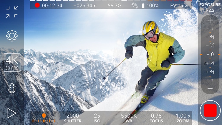 ProMovie Recorder - 4K Video Camera+Manual Control screenshot-0