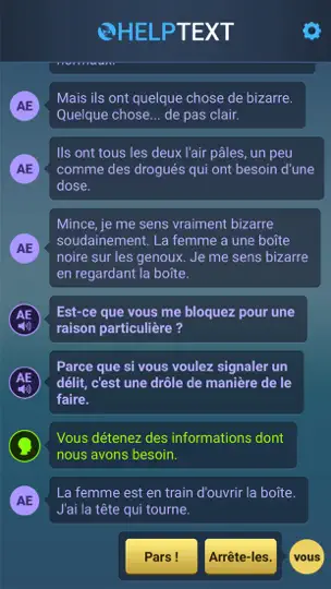 Capture d'écran de Lifeline: Cellule De Crise sur iPhone 3