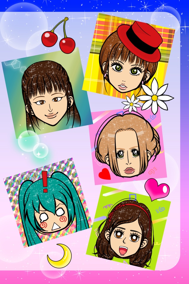 Like me! Let's create a portrait - Anime version screenshot 2
