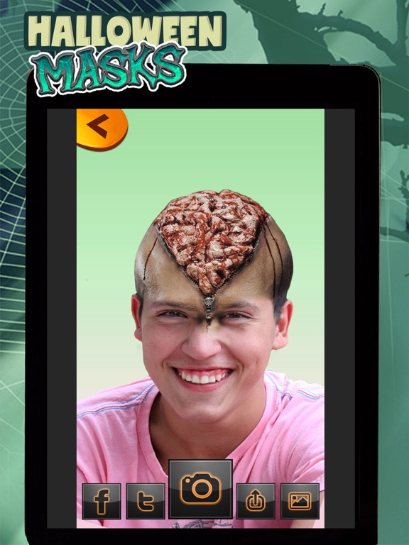 Halloween Masks and Costume.s Free Sticker Camera iPad screenshot 4 - Photo & Video app