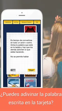 Game screenshot ¿Quién soy yo? Charada Phone on heads dont look up apk