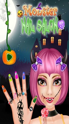 Monster Nail Salon - Halloween Girls Nail Art screenshot 1