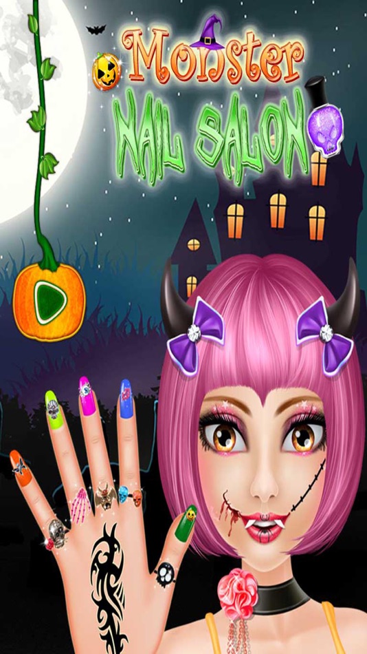 Monster Nail Salon - Halloween Girls Nail Art - 1.1 - (iOS)