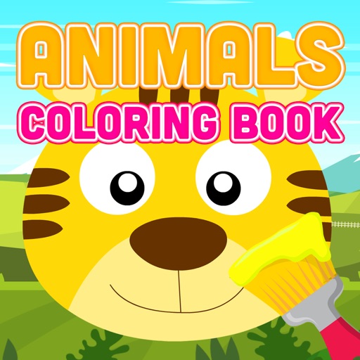 Animals Coloring Book Kids Game icon