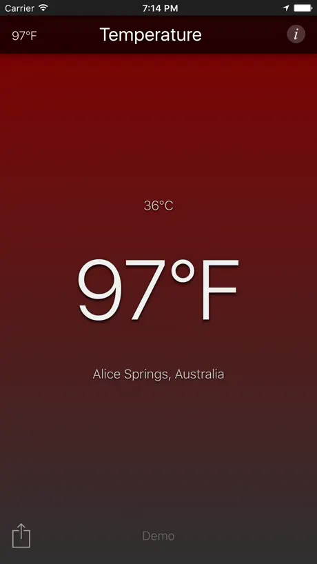 Temperature App