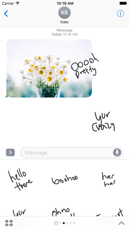 Text sticker pack - message stickers for iMessage
