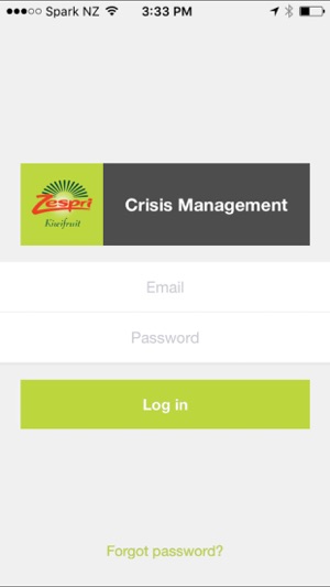 Zespri Crisis Management(圖1)-速報App