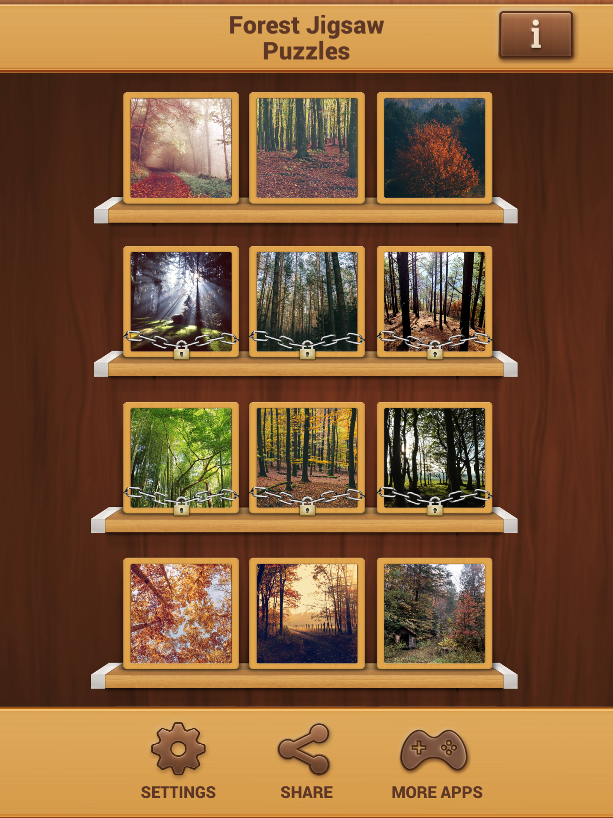 Forest Puzzle Game - Nature Picture Jigsaw Puzzles
