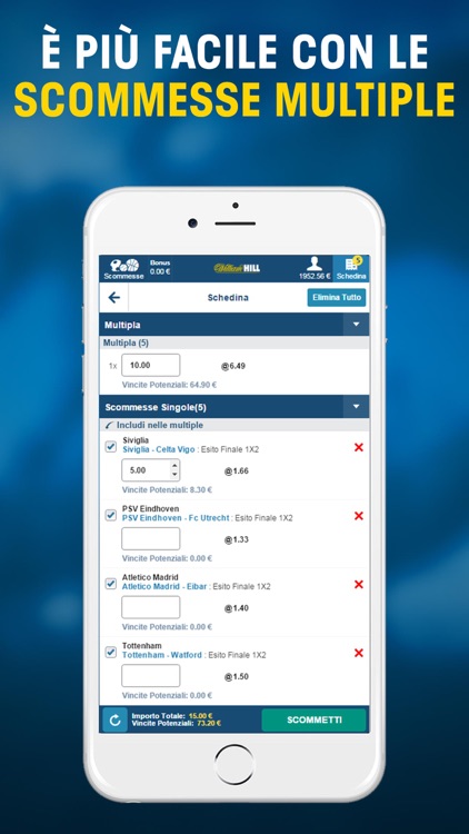 William Hill Scommesse online screenshot-4
