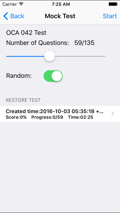 OCA 1Z0-042 Test Prep screenshot
