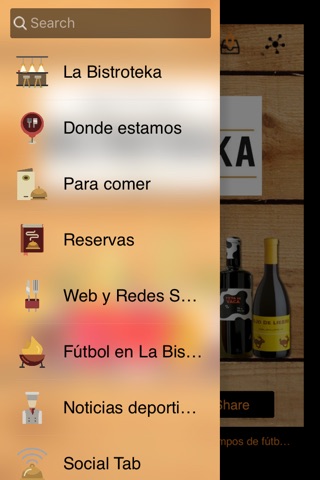 Bistroteka app screenshot 2