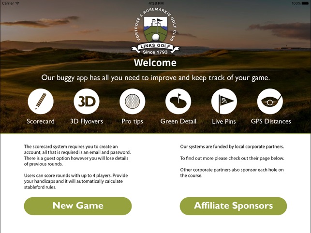 Fortrose & Rosemarkie Golf Club - Buggy(圖1)-速報App