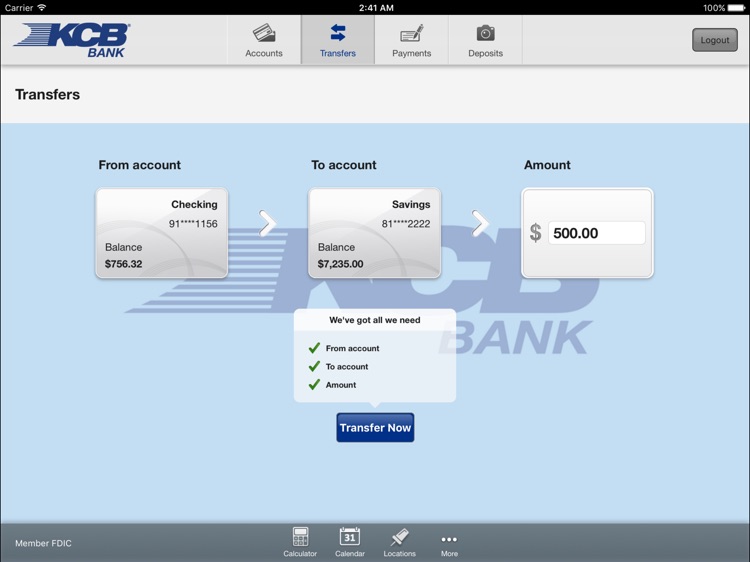 KCB Bank Mobile for iPad screenshot-3
