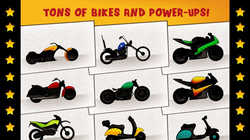 オートバイレースゲーム -  バイクチェイス挑戦 screenshot 4