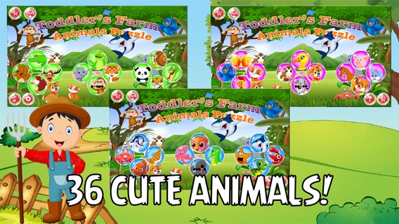 Farm Animals Jigsaws Puzzles Games Kids & Toddlersのおすすめ画像4