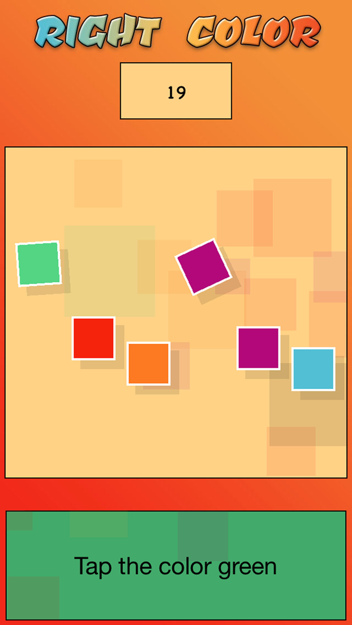 Right Color - chose the right color game