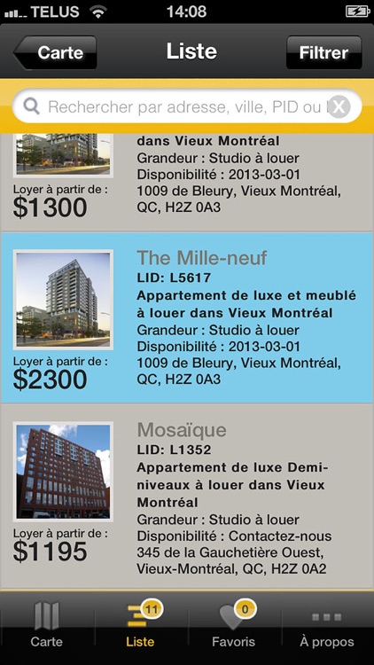 AppartMapp – Recherche d'appartements au Canada