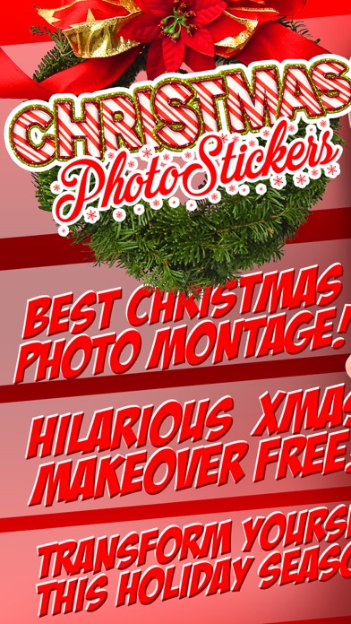 Screenshot #1 pour Noël Éditeur De Photos - Autocollants Du Père Noël