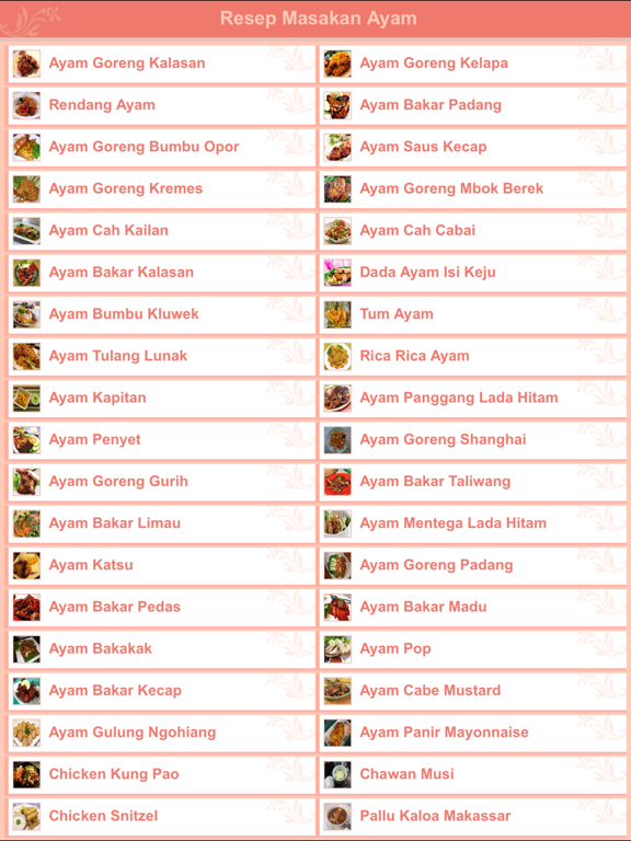 Screenshot #4 pour Resep Ayam Indonesia