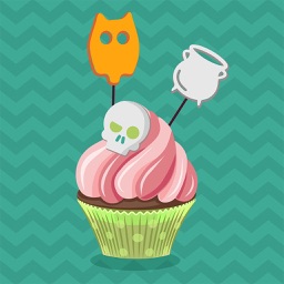 Sweet Halloween Cake Sticker for iMessage