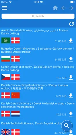 Game screenshot Датско-Мультиязычный словарь mod apk