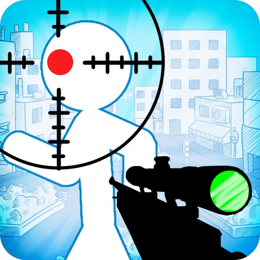 Stickman sniper : Tap to kill icon