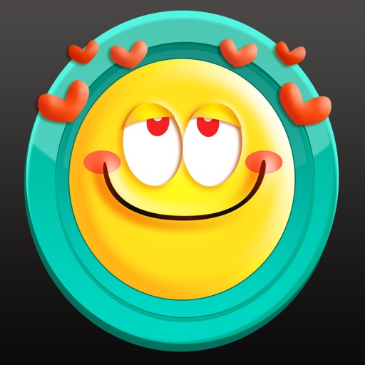 Yellow Smiley Emoji Stickers Gifs for iMessage