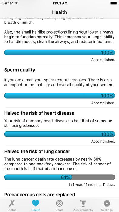 Screenshot #2 pour Quit It - stop smoking today