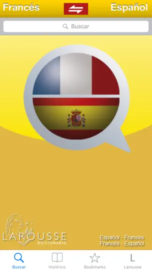Captura de pantalla de Diccionario Francés/español en iPhone 1