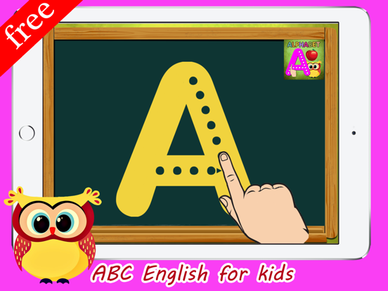 Kid A-Z Tracing Letters Writing Skills English iPad screenshot