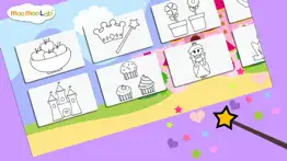 princess sticker games and activities for kids iphone screenshot 3