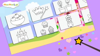 Princess Sticker Games and Activities for Kids Screenshot