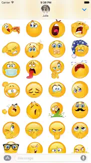 funny emojis ultrapack for imessage iphone screenshot 2