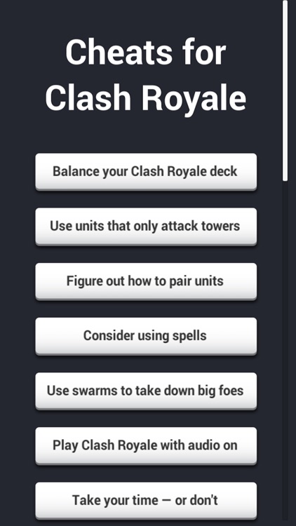 Cheats for Clash Royale - Tips & Tricks