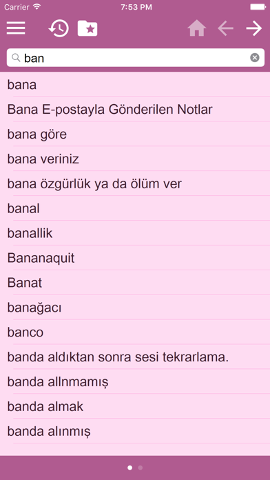 English-Turkish Dictionary screenshot 3