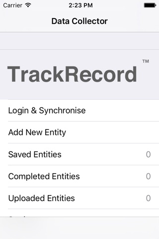 TrackRecord Data Collector screenshot 3