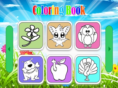 Animals Coloring Books - dog cat princess and flower drawing painting games for kidsのおすすめ画像3