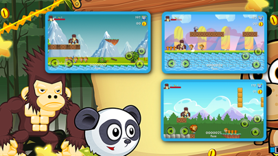 Screenshot #1 pour Banana Zoo Adventure Kong - Animal running  game for kids