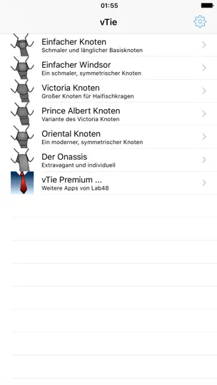 Screenshot von VTie - Krawatte Binden Für Hochzeit, Bewerbung, Business, Konzert, Party auf dem iPhone 1