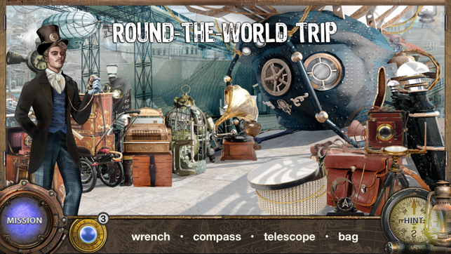 ‎Around The World in 80 Days - Hidden Object Games Screenshot