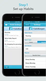 habit keeper - habits tracker iphone screenshot 2