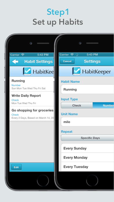 Habit Keeper - Habits Tracker screenshot 2