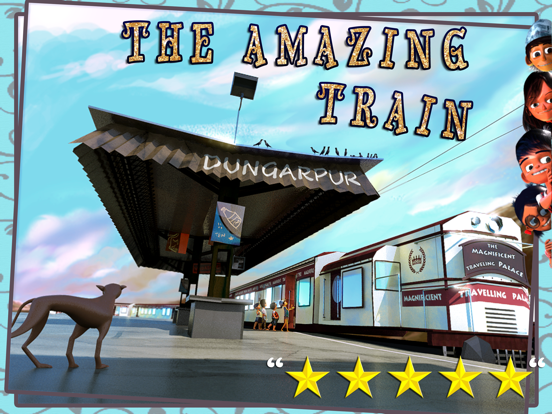 The Amazing Train- Reading Comprehension for Kids iPad screenshot 5 - Book app