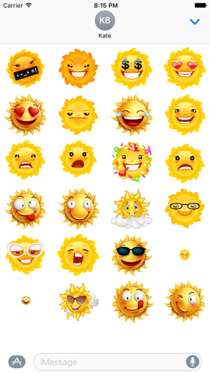 Sun Stickers