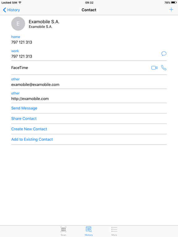 QR Code Reader and Code Scanner iPad screenshot 5 - Utilities app