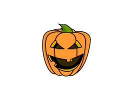 A collection of animated Halloween stickers