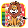 Lion Queen Coloring Page Game For Animal Version